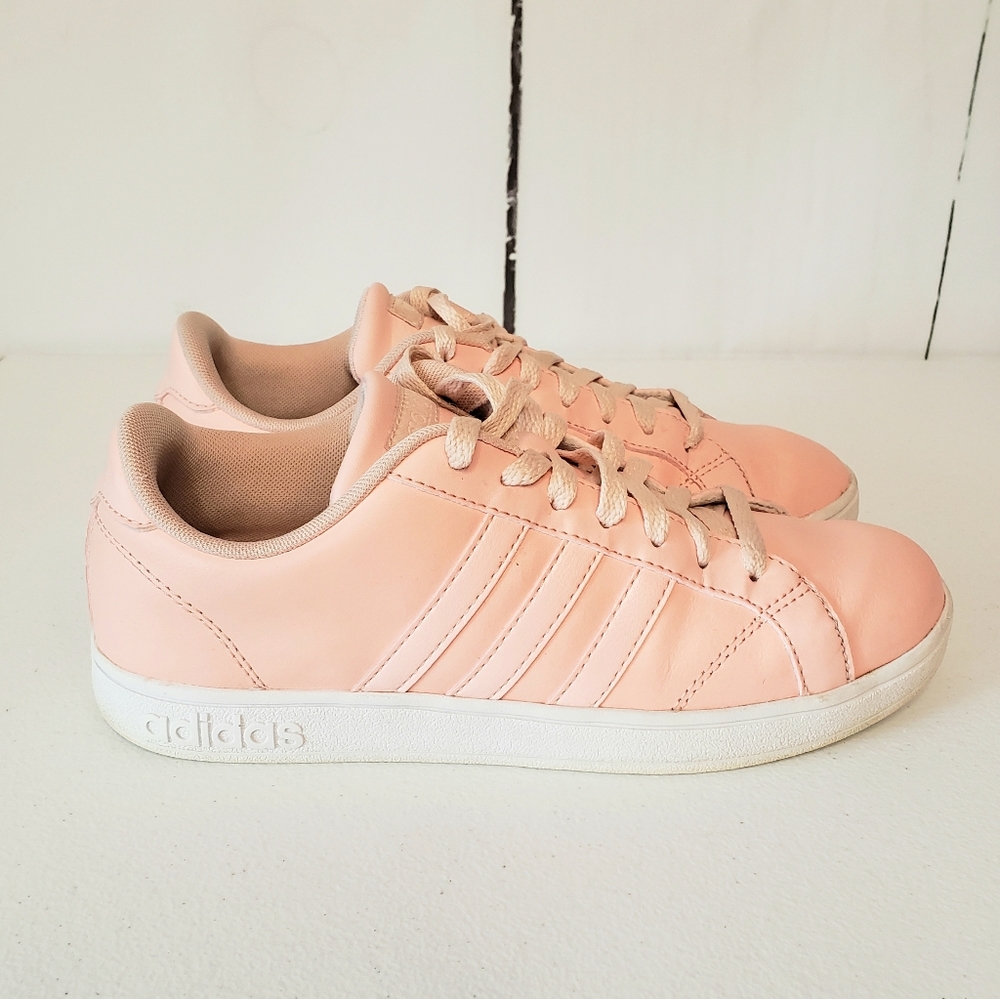 *SOLD*Adidas Neo Baseline Striped Leather Sneakers - Picture 5 of 11